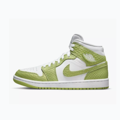 Air Jordan 1 SE Mid Green Python W