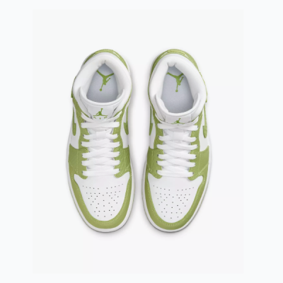 Air Jordan 1 SE Mid Green Python W