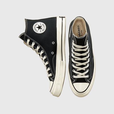 Converse Men's Chuck 70 Hi Canvas Black Sneaker