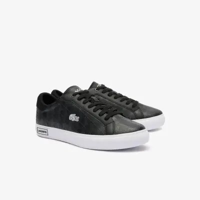 Men's powercourt leather trainers